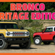 The 2023 Ford Bronco Heritage Editions Are Just Incredibly Cool